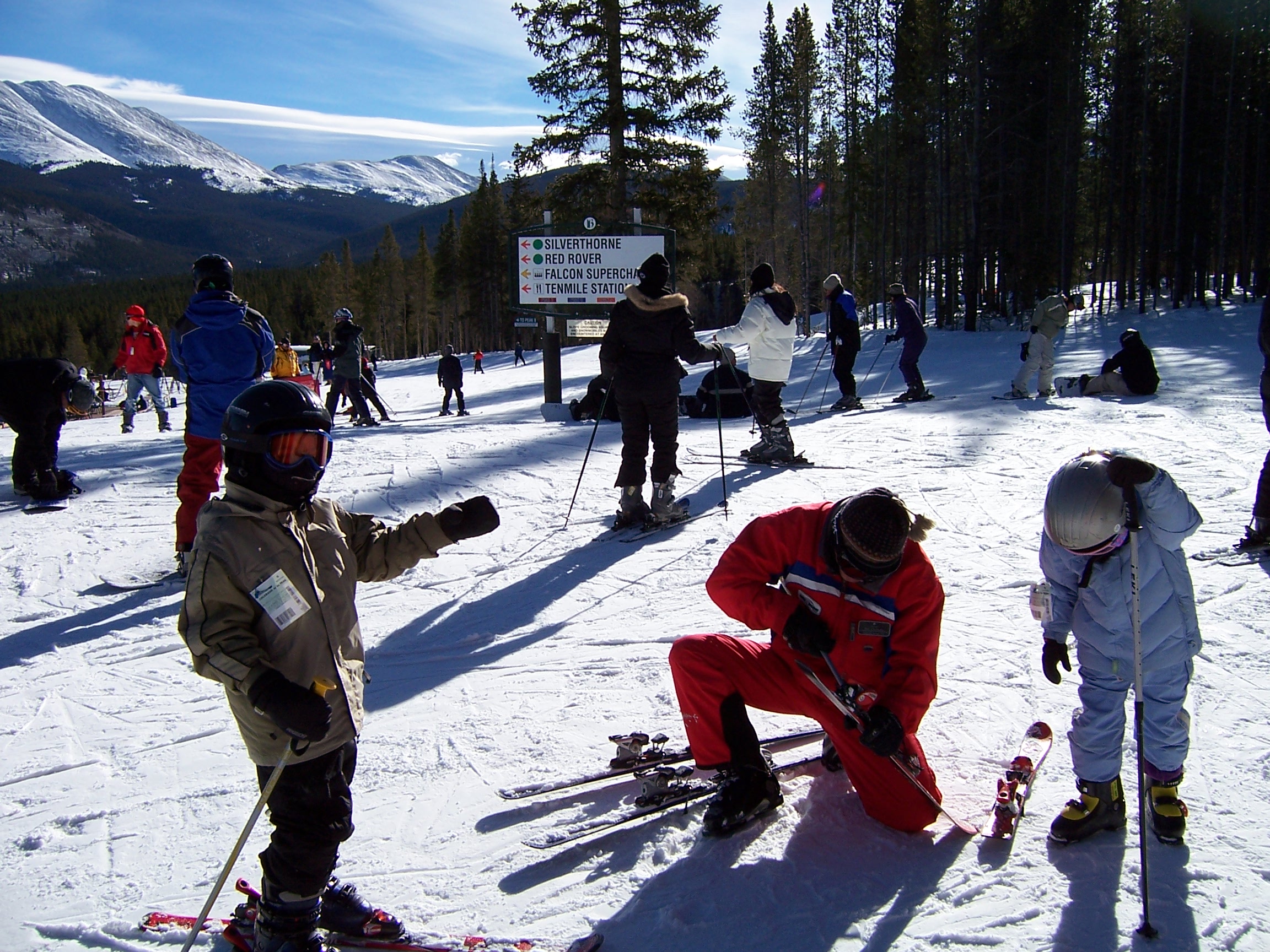 David, Ski Instructor and Rachel (2004)