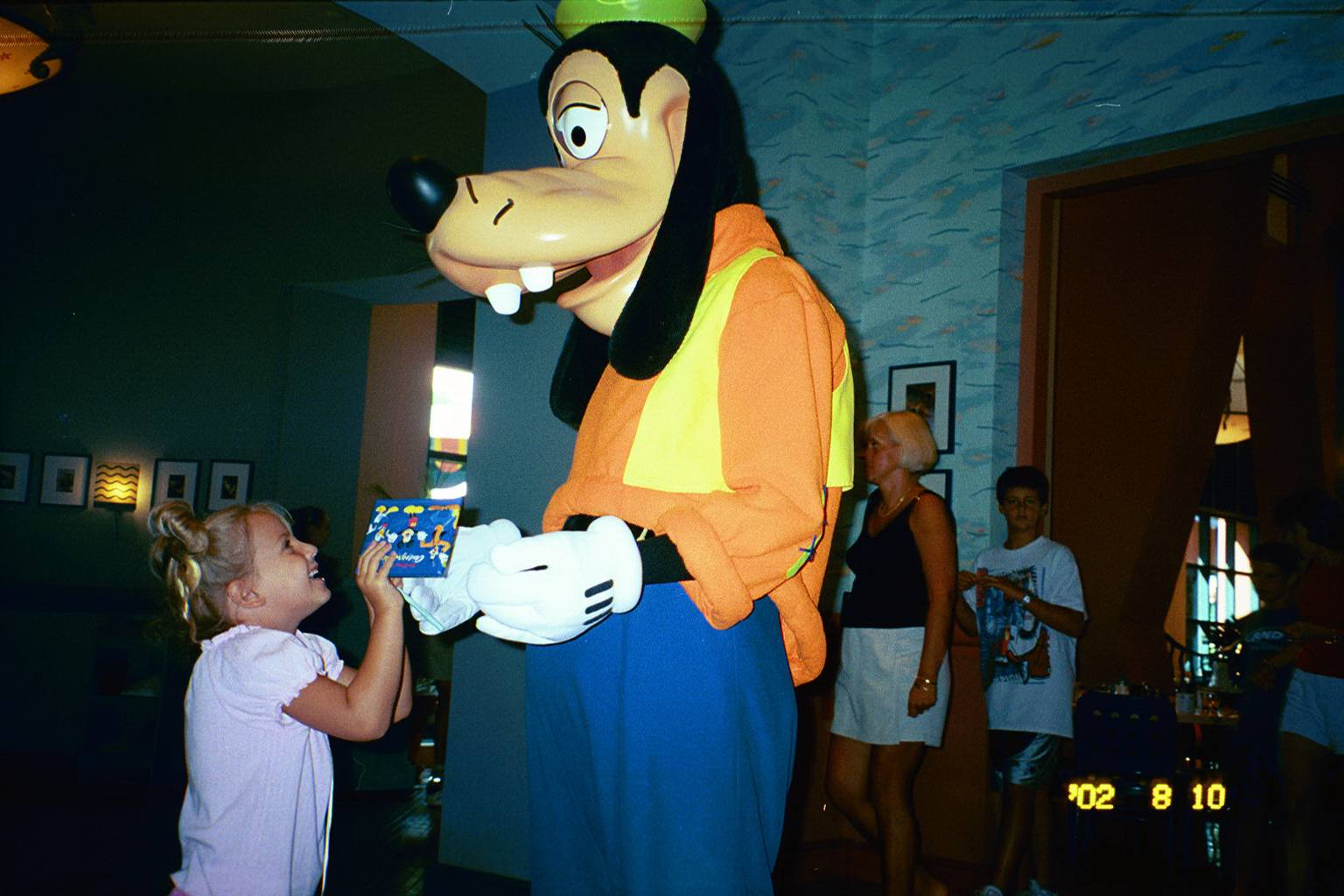 Sara Van Newkirk and Goofy