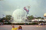 Jacob Wikman and Anna Van Newkirk at Epcot Center