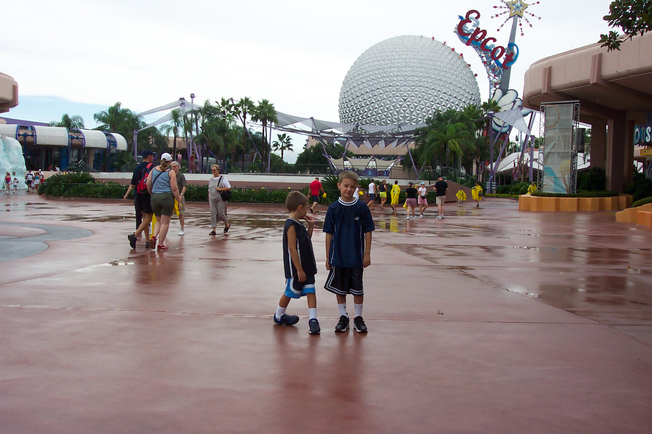 David and Jacob at Epcot Center