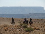 Riding horses Grand Canyon West