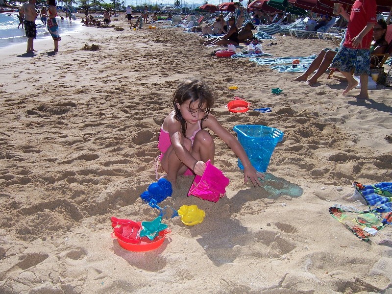 Rachel at Waikiki Beach