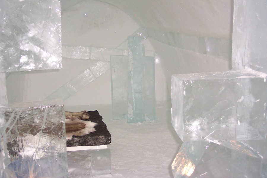 Another room in the Ice Hotel