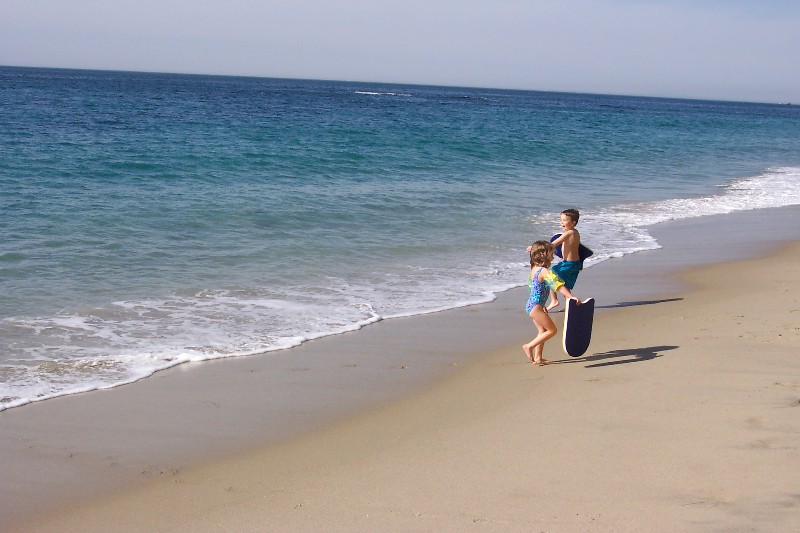 Kids at Laguna Beach. We were visiting Aunt Marianne. Laguna Beach is south of Los Angeles