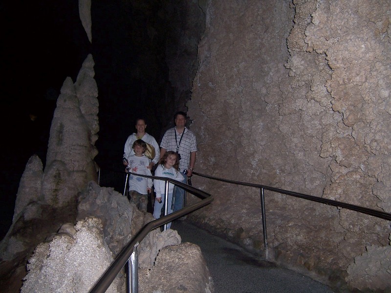 We took the look walk around the big cave room. The size of the room is astounding