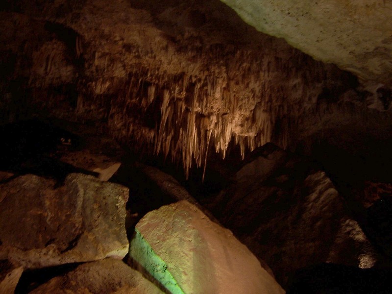 Lots of stalactites