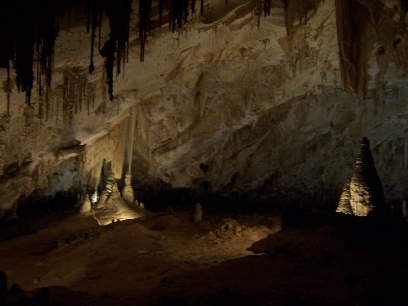 There are many interesting smaller cave rooms in the Carlsbad Caverns