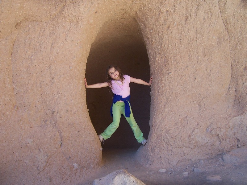 Rachel and funny door