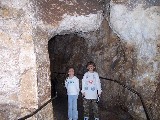 One of the side tunnels around the big room. There are also 85 separate smaller caves