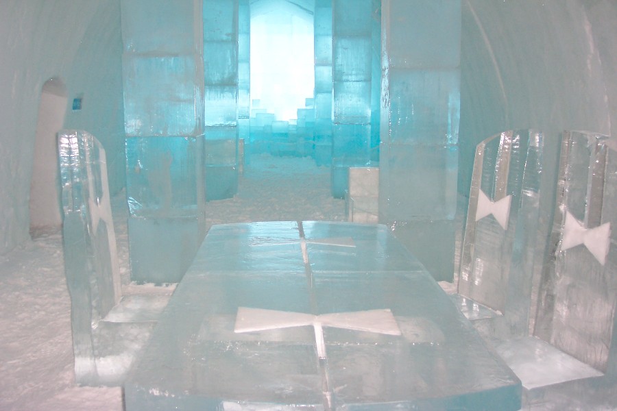 Ice Hotel Lobby