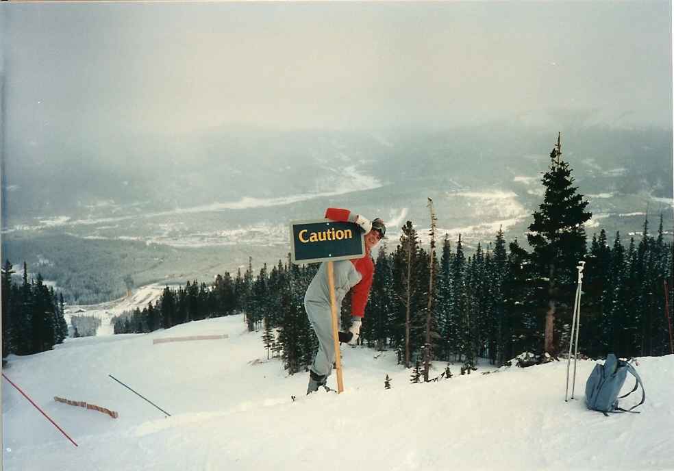 Me in skiing in Breckenridge 1987/1988