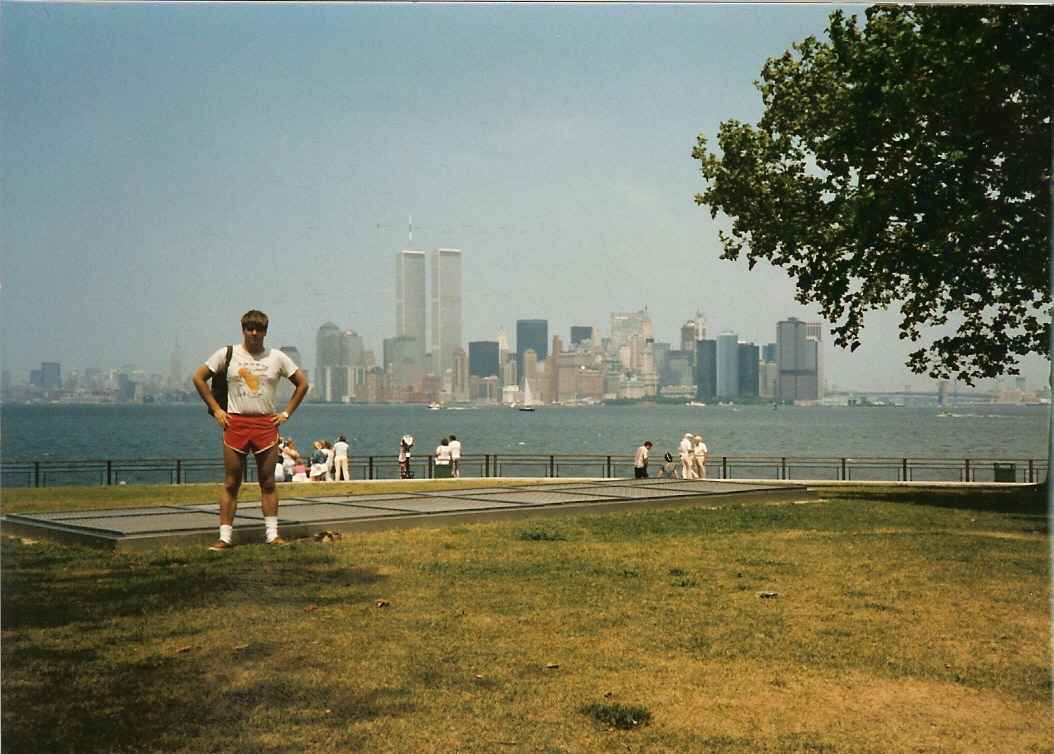 Me and Manhattan from Liberty Island