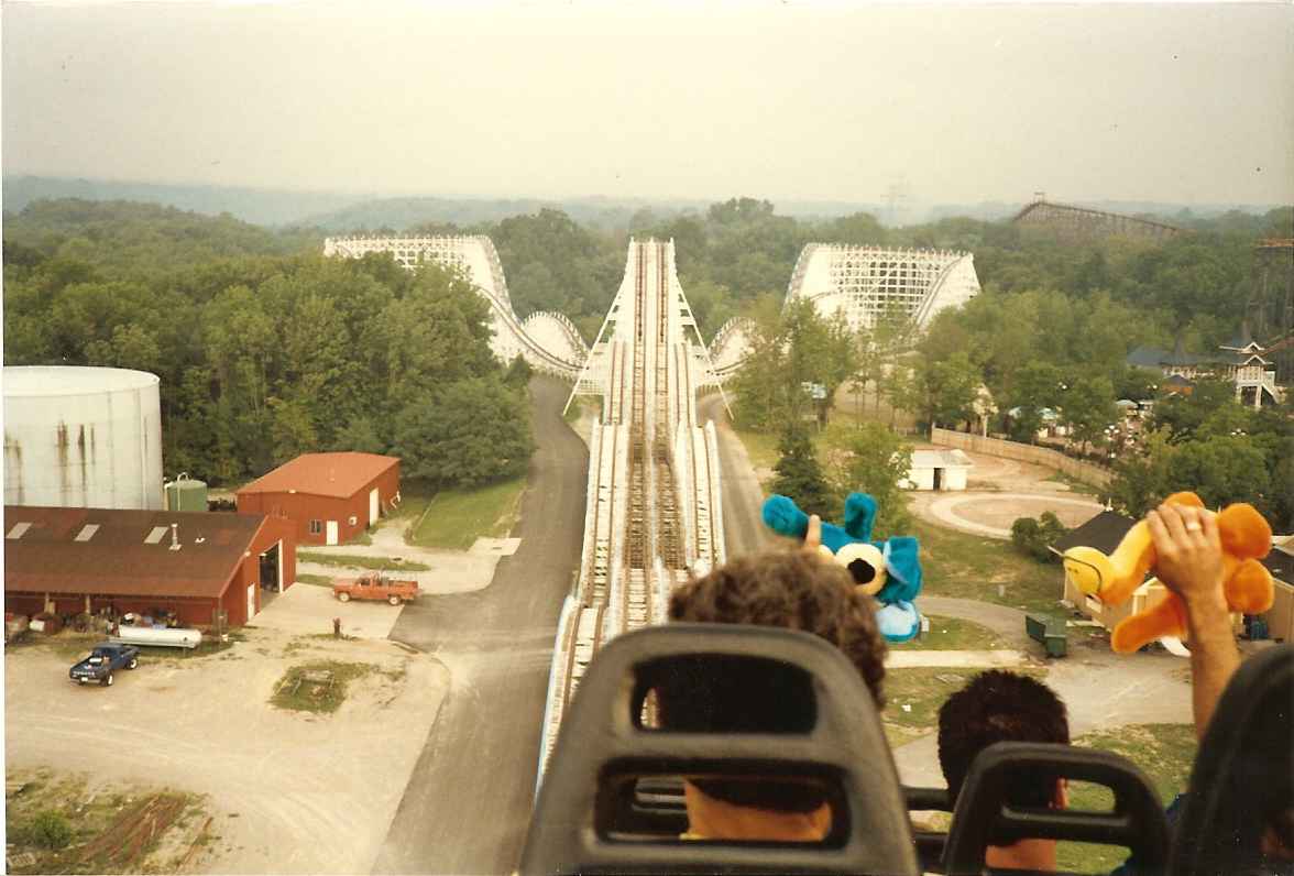 Claudia and I took a trip to Kings Island outside Cincinatti to ride Roller Coasters