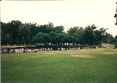 Vietnam War Memorial. The black wall has more than 50,000 names on it