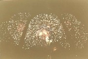 Fireworks and the Great Arch of St. Louis