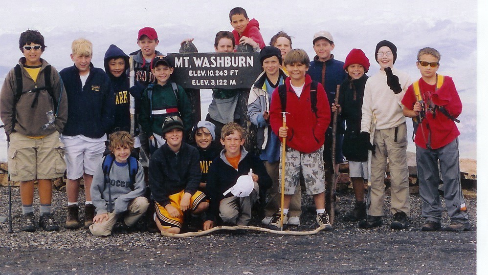 All the dads on Mount Washburn