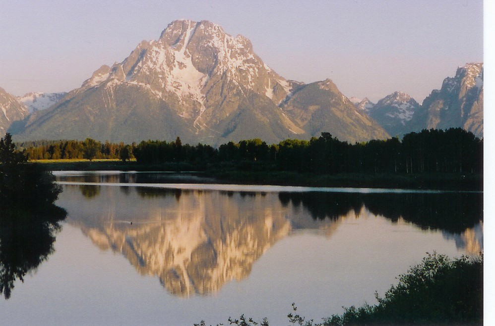 Mount Moran in Teton National Park