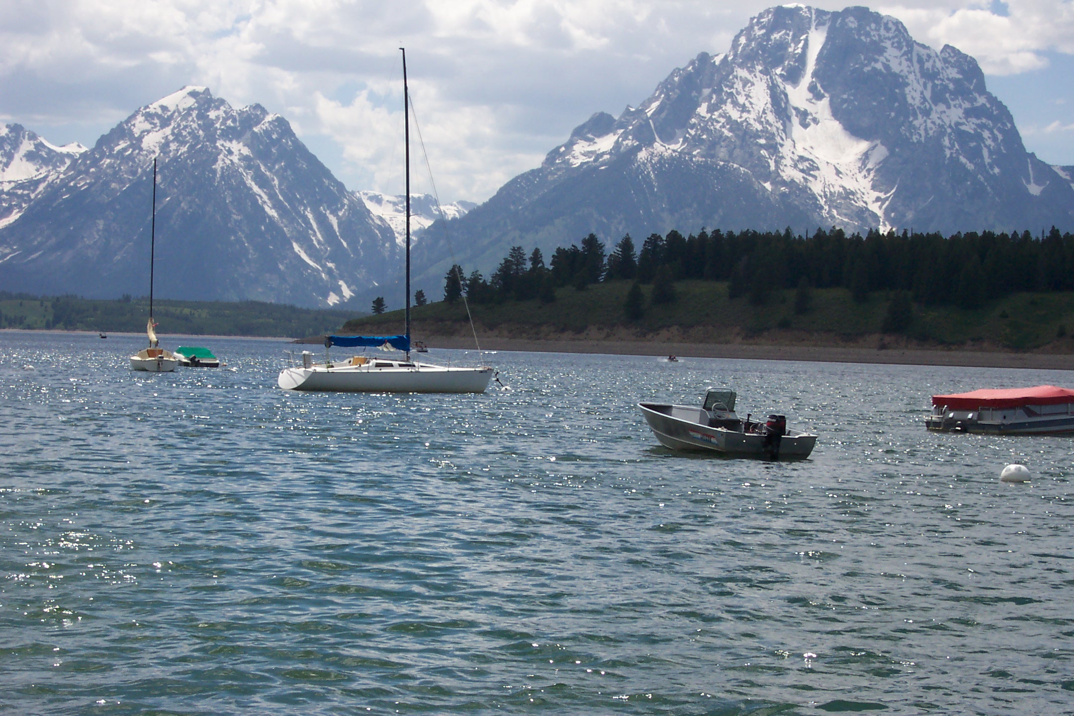 Jackson Lake in Grand Teton National Park. Photo from Signal Mountain Lodge.