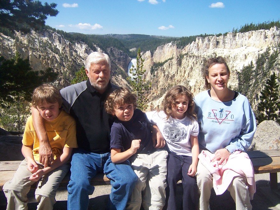 All in front of lower falls, Grand Canyon