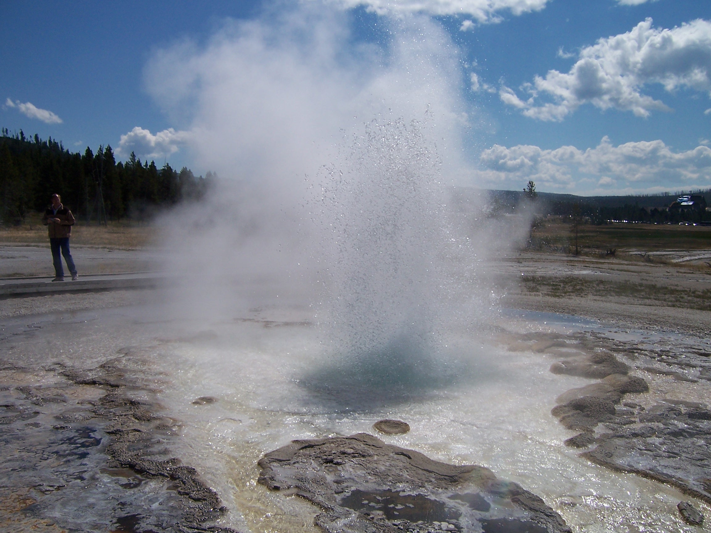 Small Geyser bubbling.