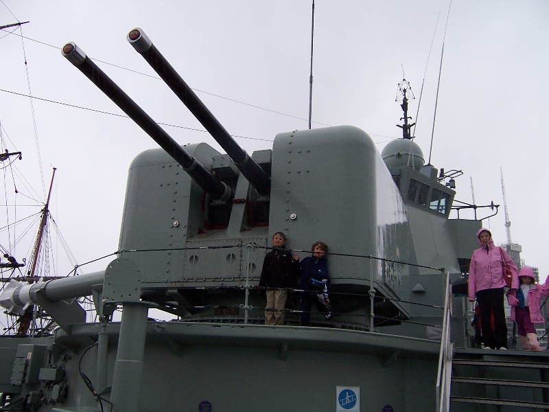 Warship in Sydney.