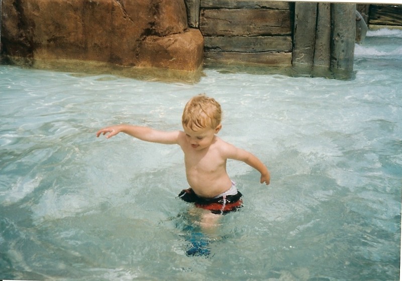 Jacob at Typhoon Lagoon