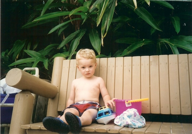 Jacob at Typhoon Lagoon