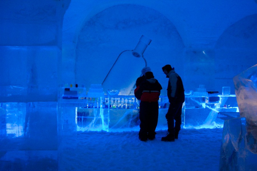 Photo from the Ice Bar