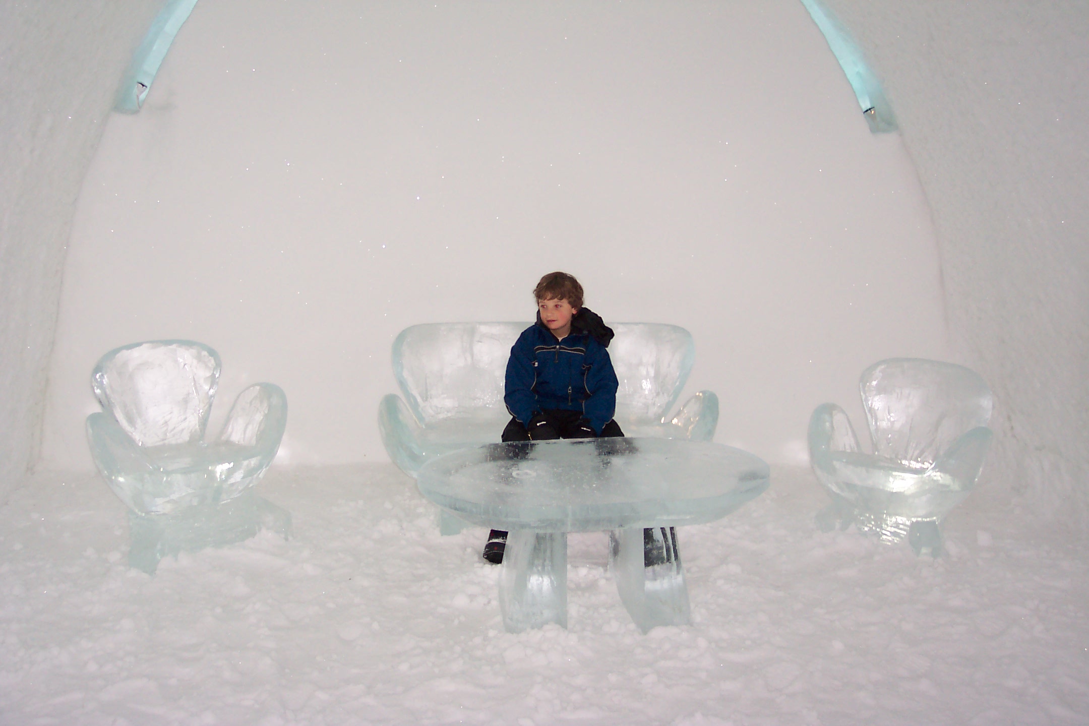 Jacob at the ice table