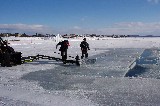 Cutting Ice to build the Ice Hotel